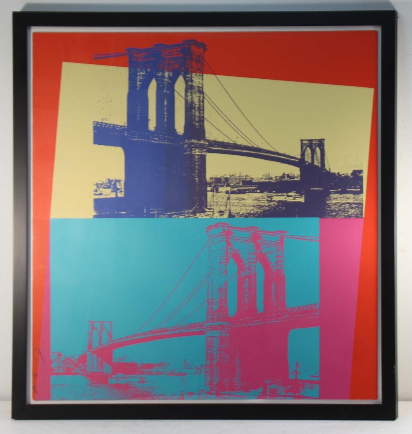Andy Warhol 'Brooklyn Bridge' Screenprint 1983 1