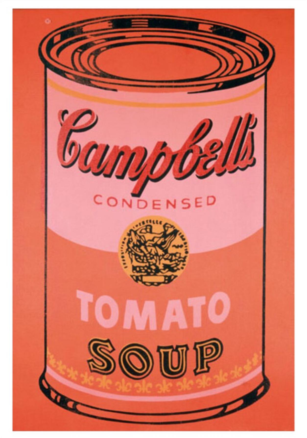 Campbell's Soup Can, 1965 (orange)

Mattes 250 g/m² konserviertes Digitalpapier

Bildgröße 30 x 46 cm (11,81 x 18,11 Zoll)
Papierformat 33 x 48 cm (12,99 x 18,89 Zoll)


Die Campbell's Soup Cans von Andy Warhol gehören zu den bekanntesten und