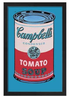 Andy Warhol, Campbell's Soup Can, 1965 (pink & red) (Framed) 