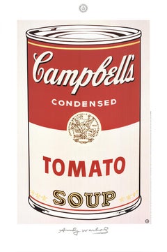 Andy Warhol « Campbell's Soup Can », 1996, lithographie décalée