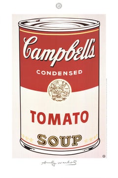 Andy Warhol 'Lata de sopa Campbell' Pop Art Vintage