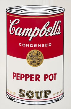 Vintage Andy Warhol Campbell's Soup I: Pepper Pot