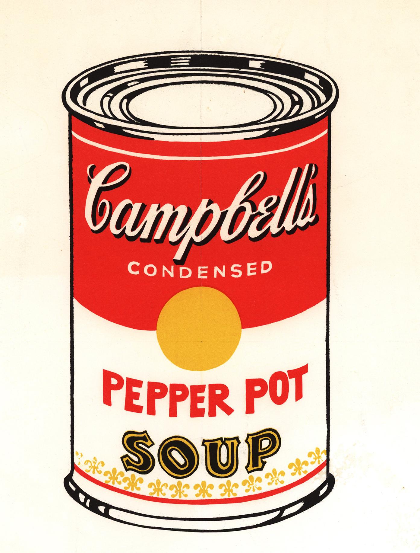 Andy Warhol Campbell's Soup invitation 1962 (Andy Warhol Ferus Gallery 1962)  1