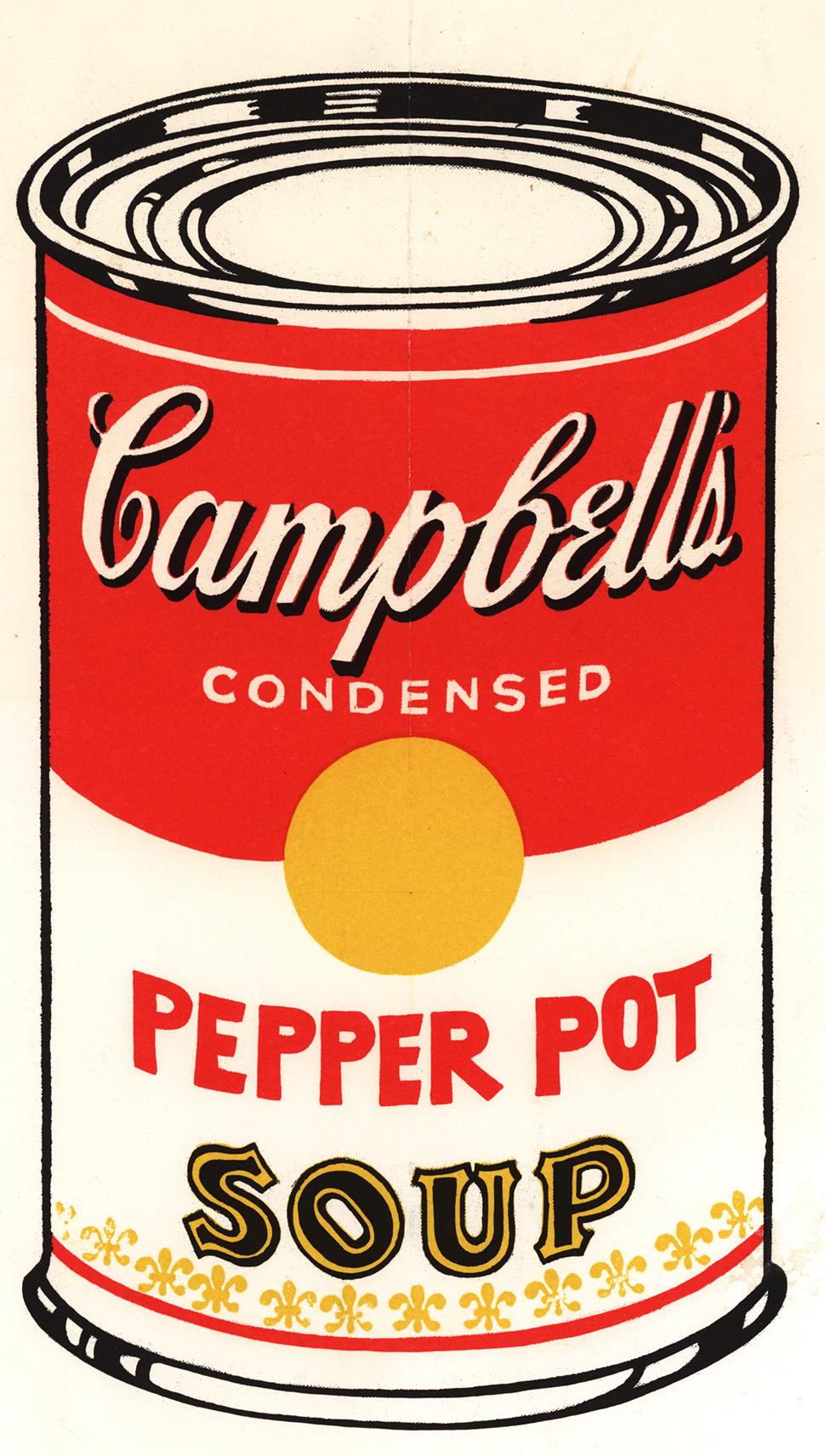 Andy Warhol Campbell's Soup invitation 1962 (Andy Warhol Ferus Gallery 1962)  3
