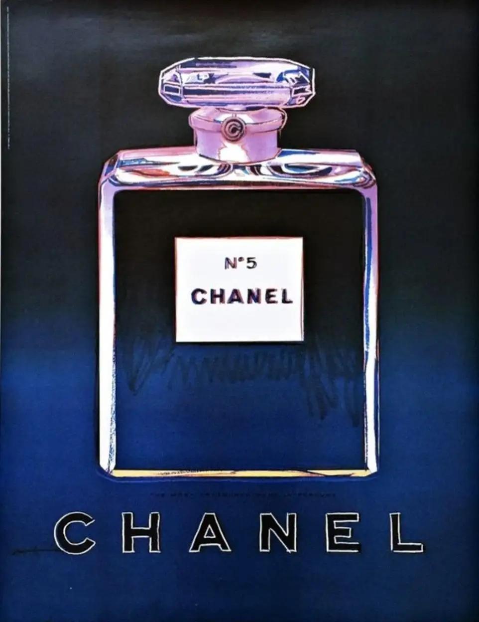 Andy Warhol (after) Chanel N5 Carteles originales Perfume Juego completo de 4 carteles en venta 3