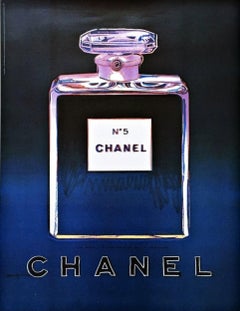 Andy Warhol - Chanel N5 Original vintage poster - Black