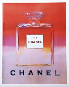 Andy Warhol - Chanel N5 original vintage poster - Red