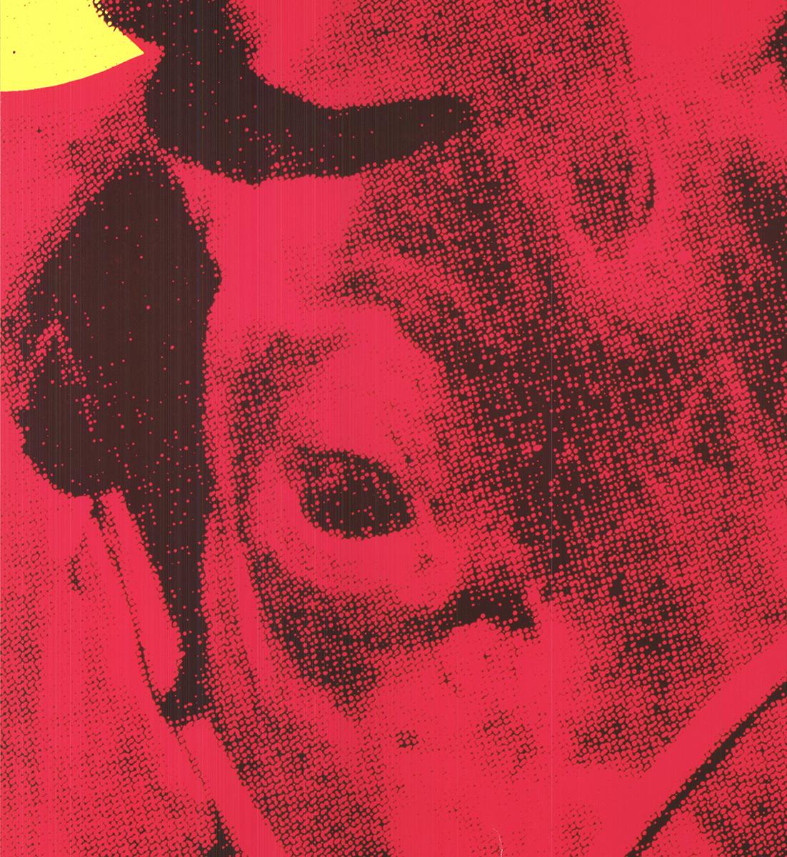 Andy Warhol 'Cow Pink on Yellow, 1966 (small)' 1992- Poster For Sale 2