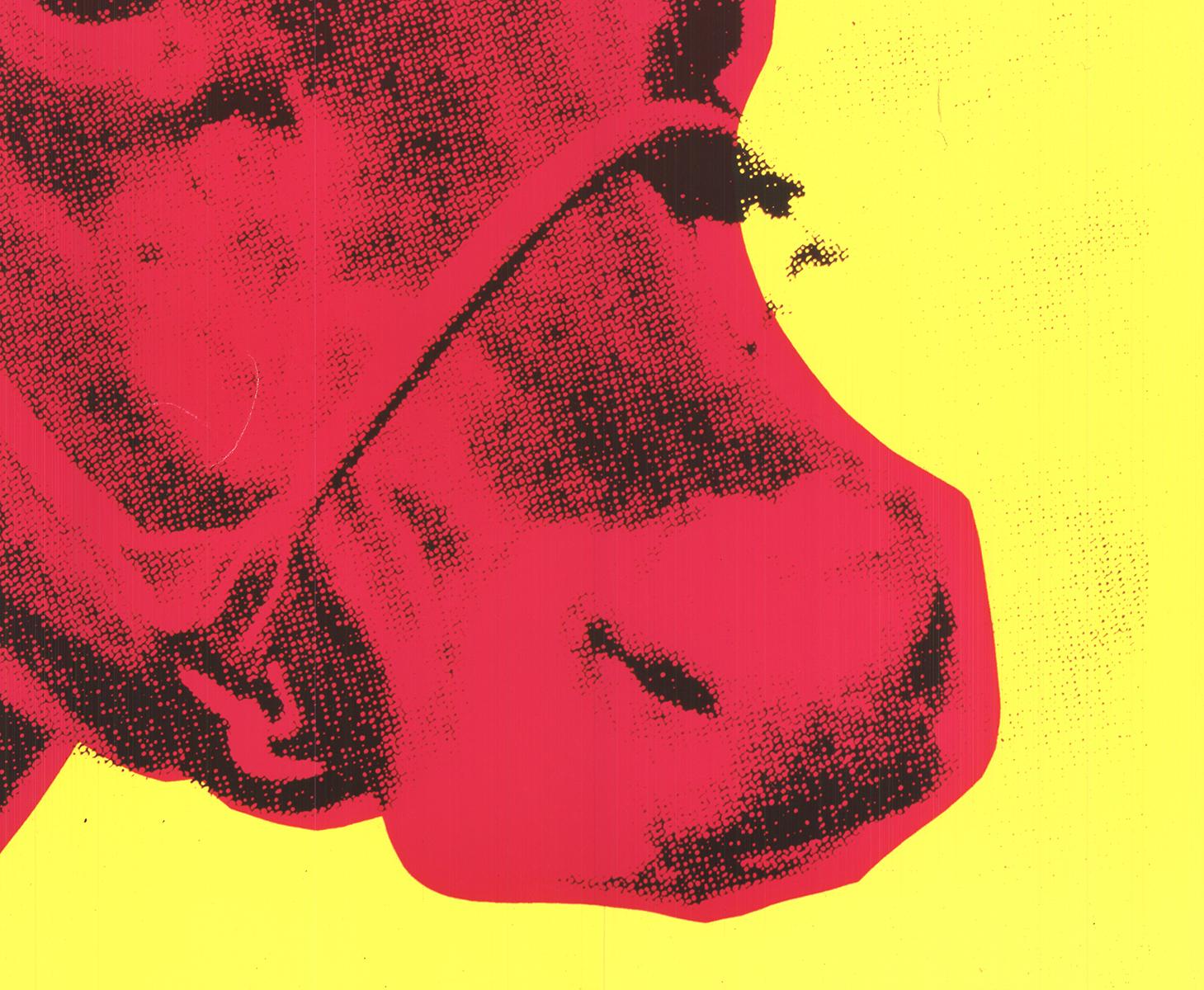 Andy Warhol 'Cow Pink on Yellow' 1992 3