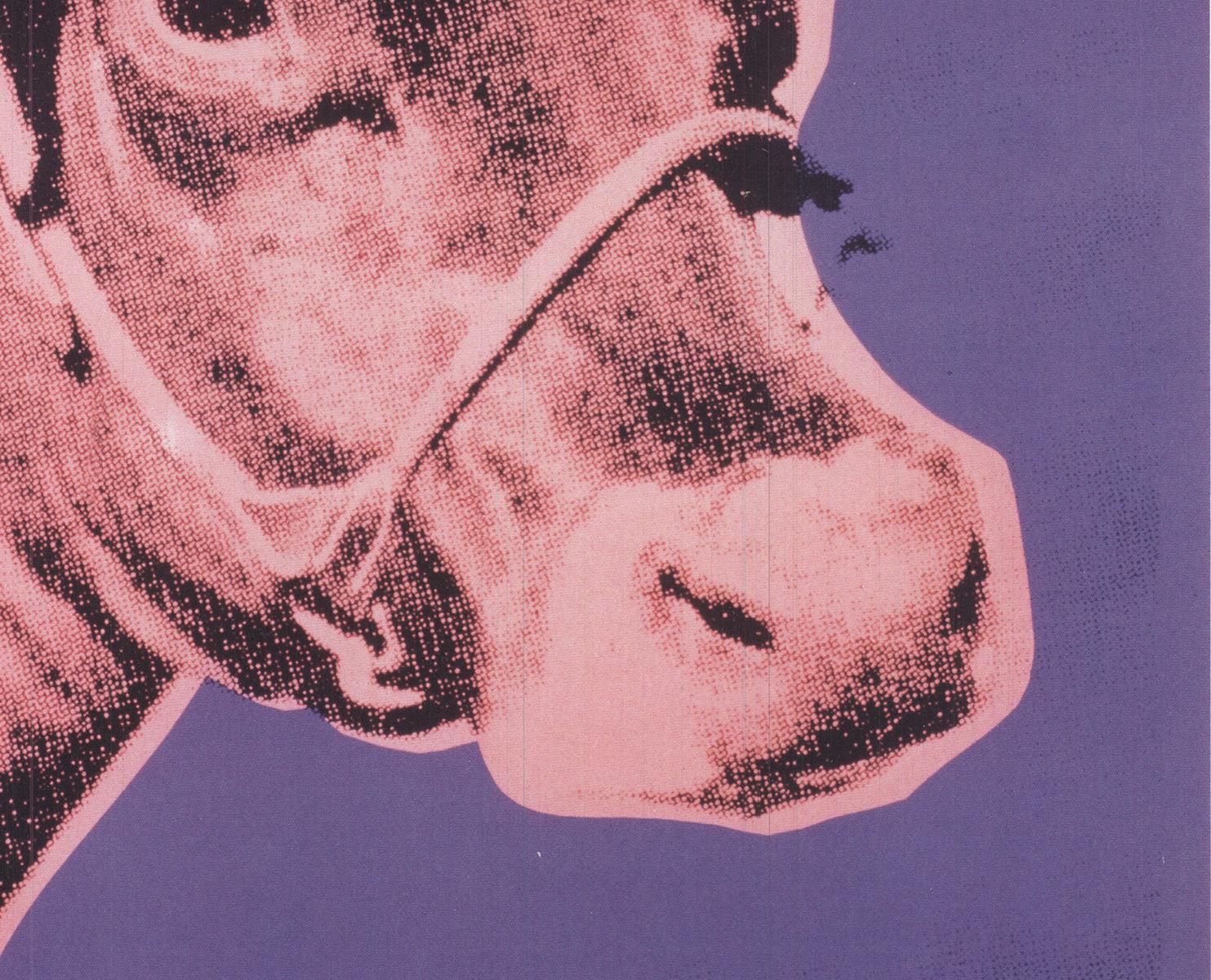Andy Warhol 'Cow (Pink & Purple)' 2013- Offset Lithograph 3