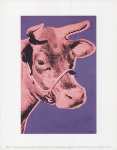 Andy Warhol 'Cow (Pink & Purple)' 2013- Offset Lithograph