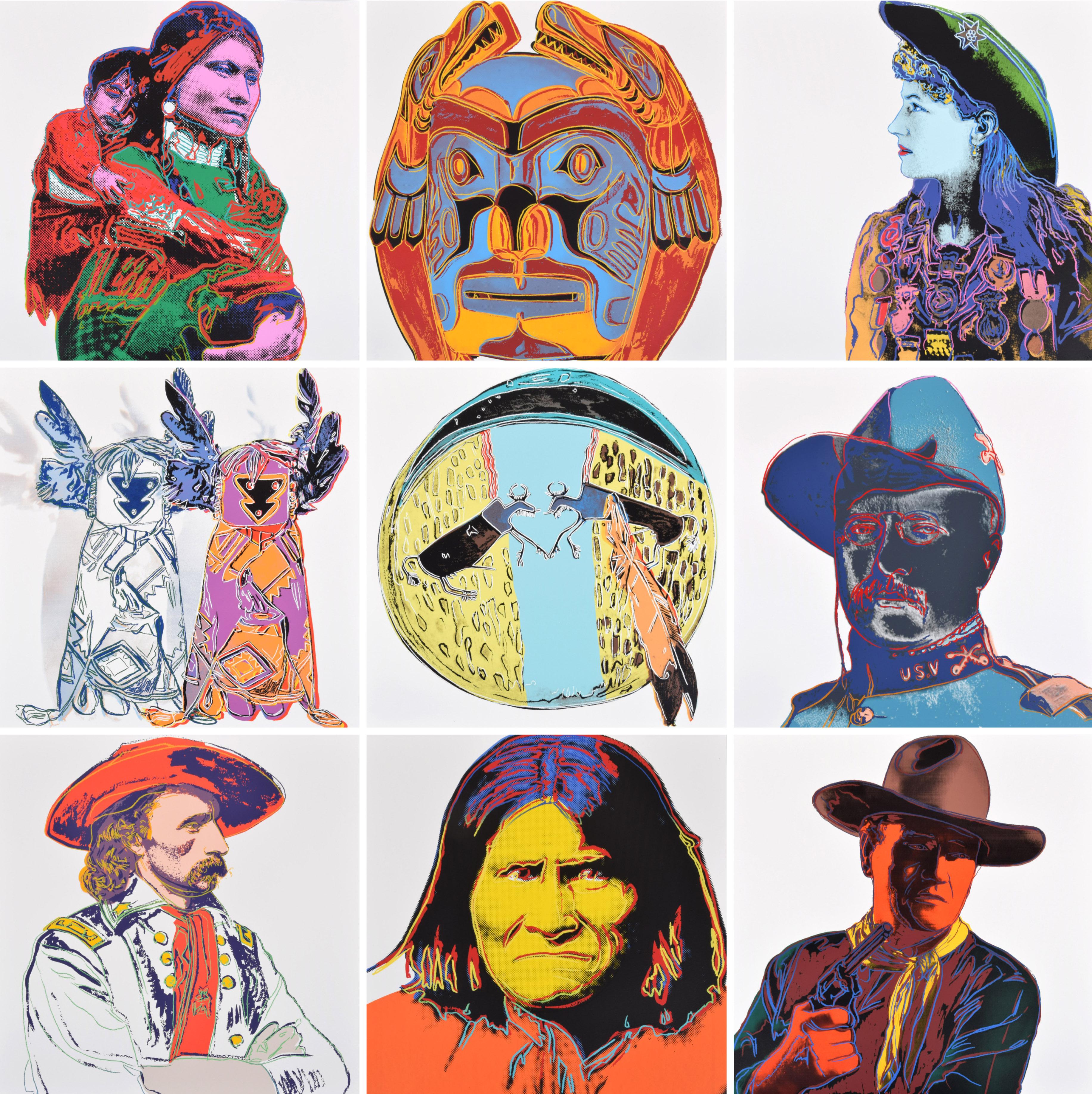 Grabado de Andy Warhol sobre Custer en venta 1