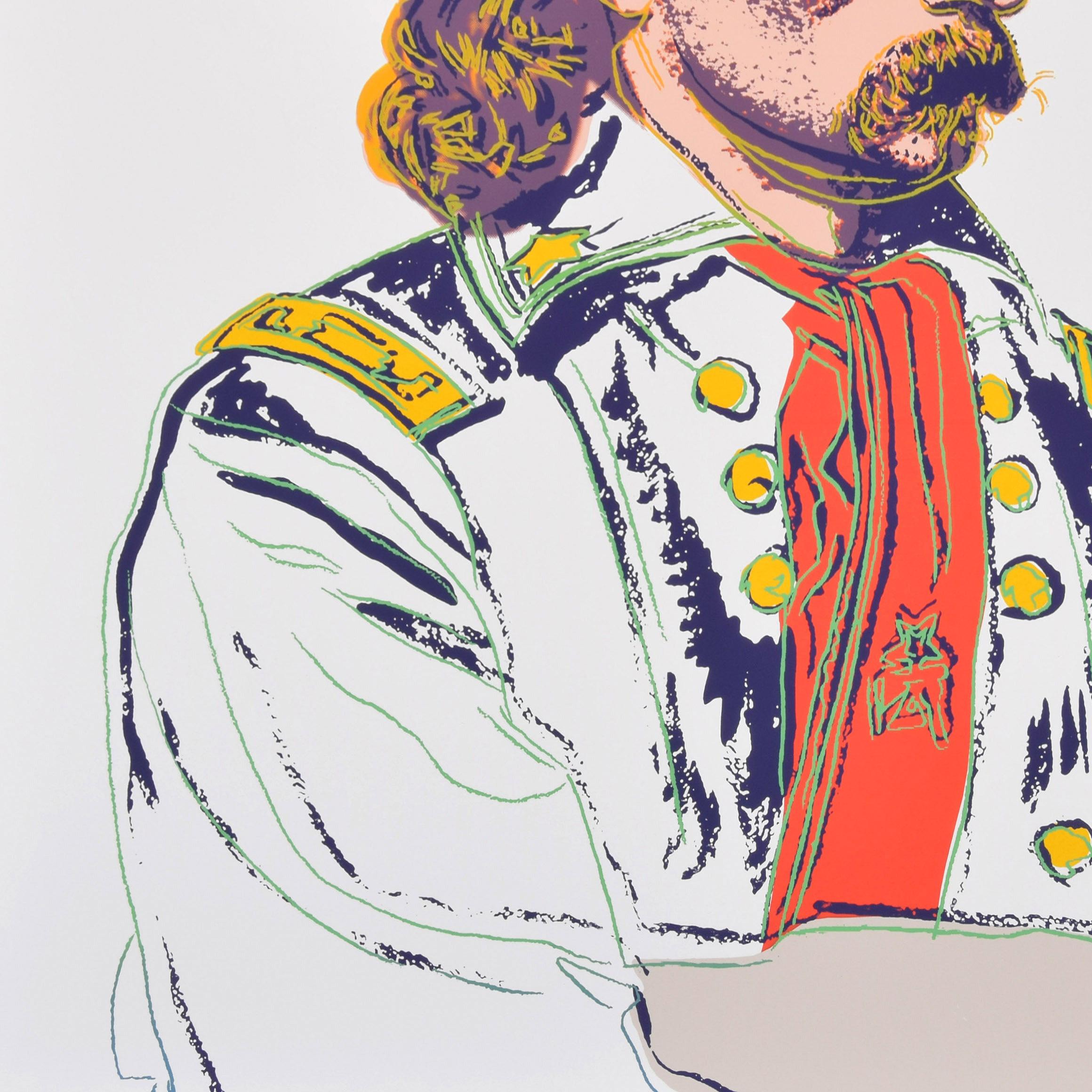 Grabado de Andy Warhol sobre Custer en venta 5