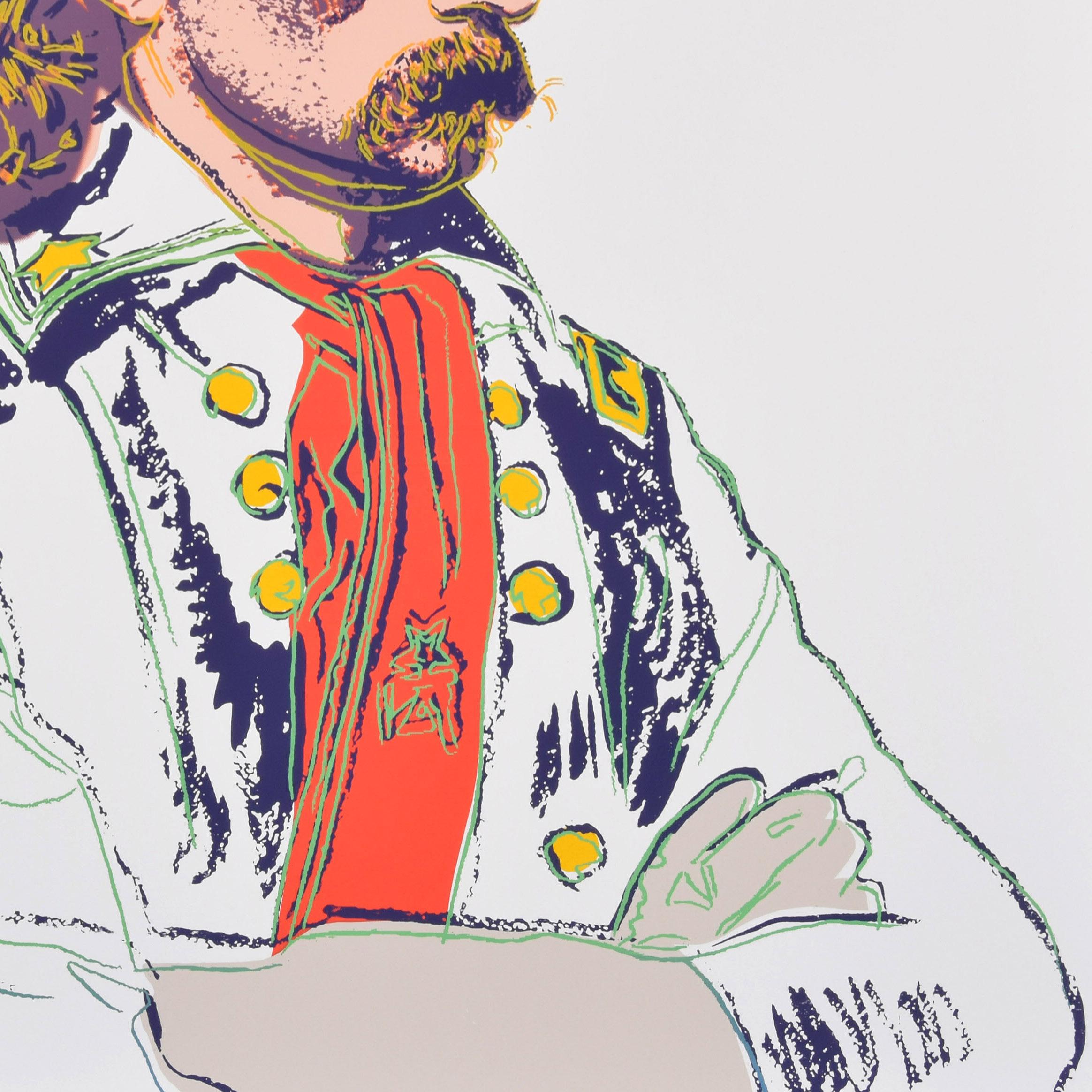 Grabado de Andy Warhol sobre Custer en venta 6