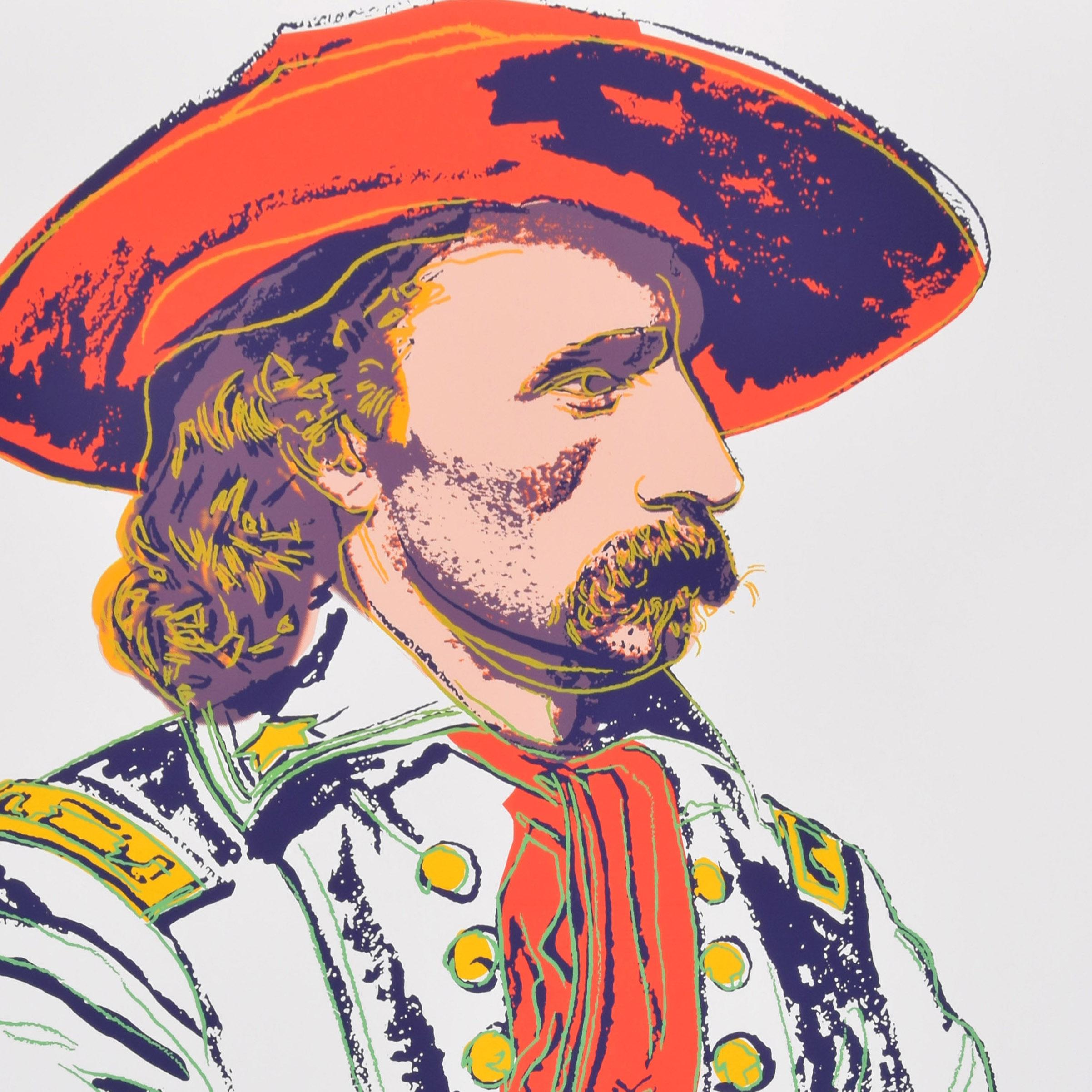 Grabado de Andy Warhol sobre Custer en venta 7