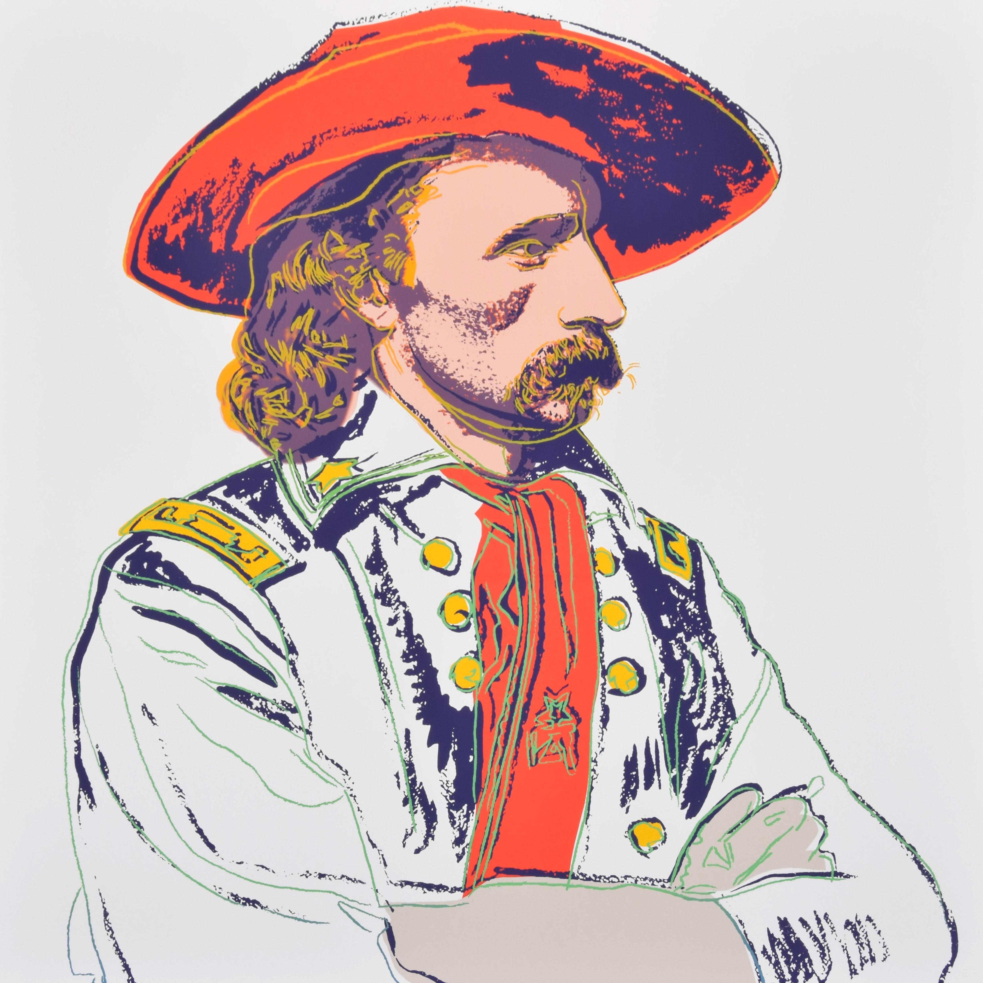 Grabado de Andy Warhol sobre Custer en venta 8