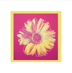 Andy Warhol, Daisy (fuchsia & yellow)