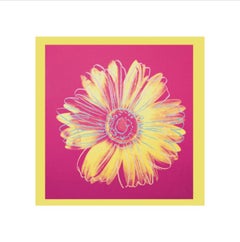 Andy Warhol, Gänseblümchen (fuchsia und gelb)