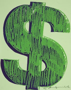 Andy Warhol 'Dollar Sign' Screenprint 1982