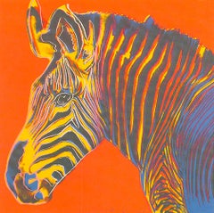 Andy Warhol 'Endangered Species: Grevy's Zebra' 1992