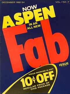 Vintage Andy Warhol Fab! Aspen 1966 