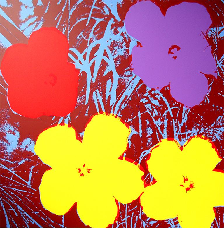 Andy Warhol FLOWERS PORTFOLIO SET. 10 Silkscreens Pop Art American Icon Colors  6