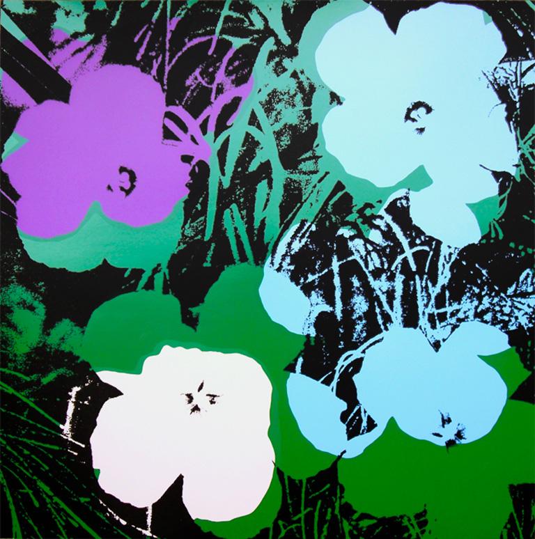 Andy Warhol FLOWERS PORTFOLIO SET. 10 Silkscreens Pop Art American Icon Colors  1