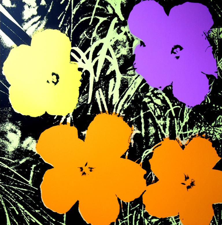 Andy Warhol FLOWERS PORTFOLIO SET. 10 Silkscreens Pop Art American Icon Colors 2