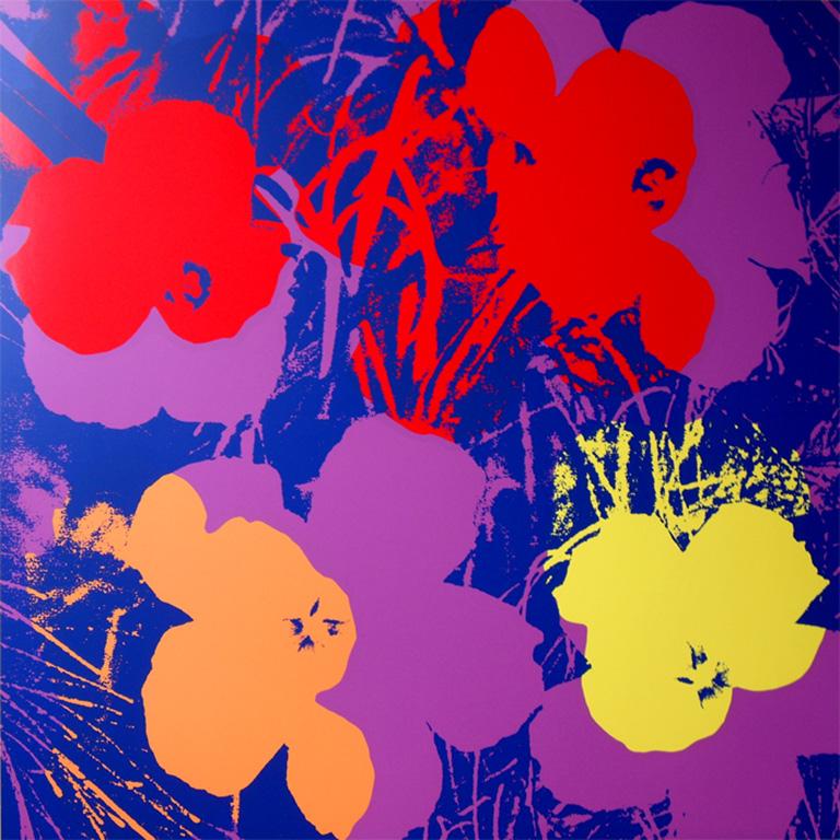 Andy Warhol FLOWERS PORTFOLIO SET. 10 Silkscreens Pop Art American Icon Colors  1