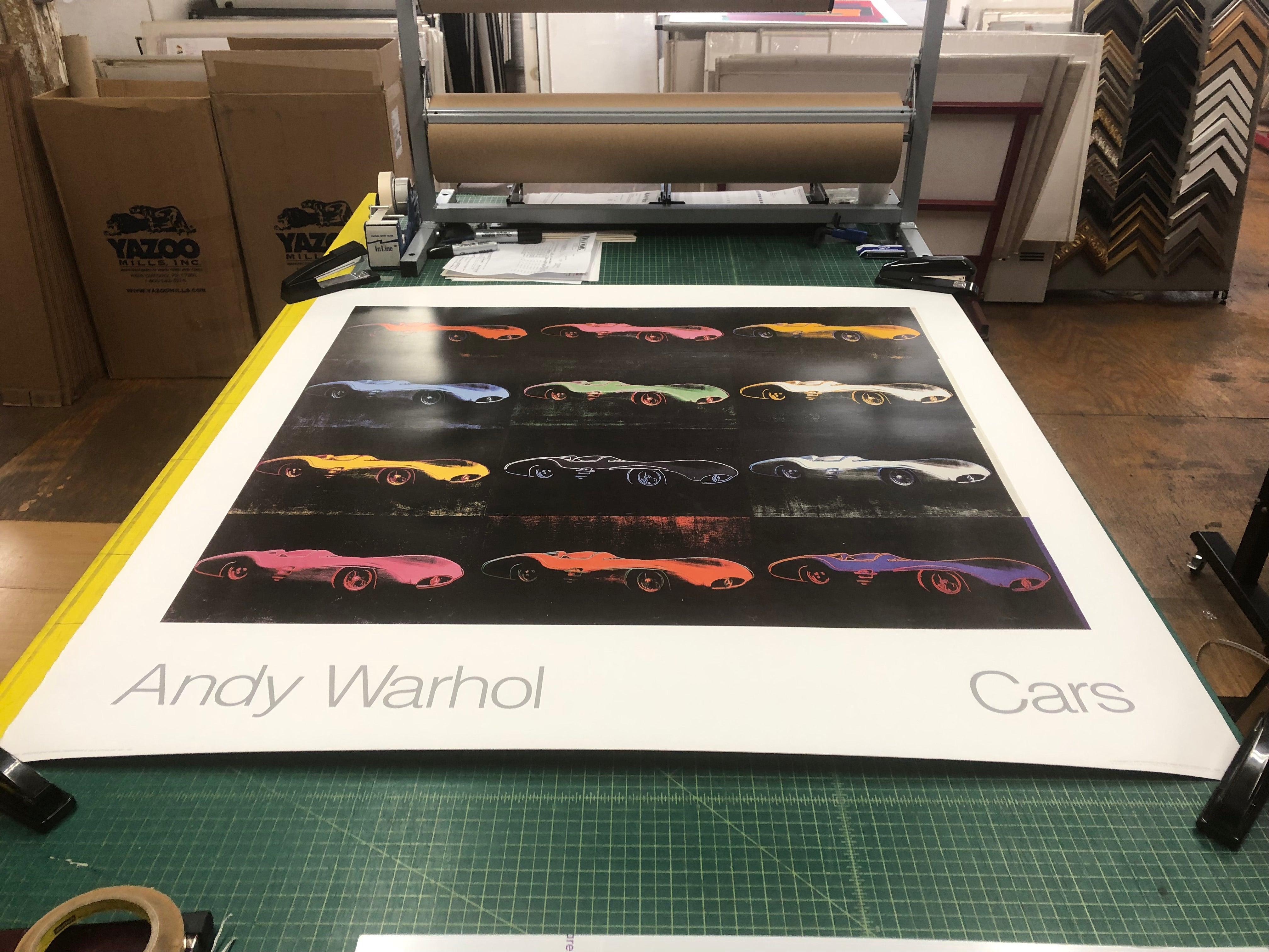 Andy Warhol 'Formula 1 Car W 196 R (1954)' 1989- Pop Art Vintage For Sale 10