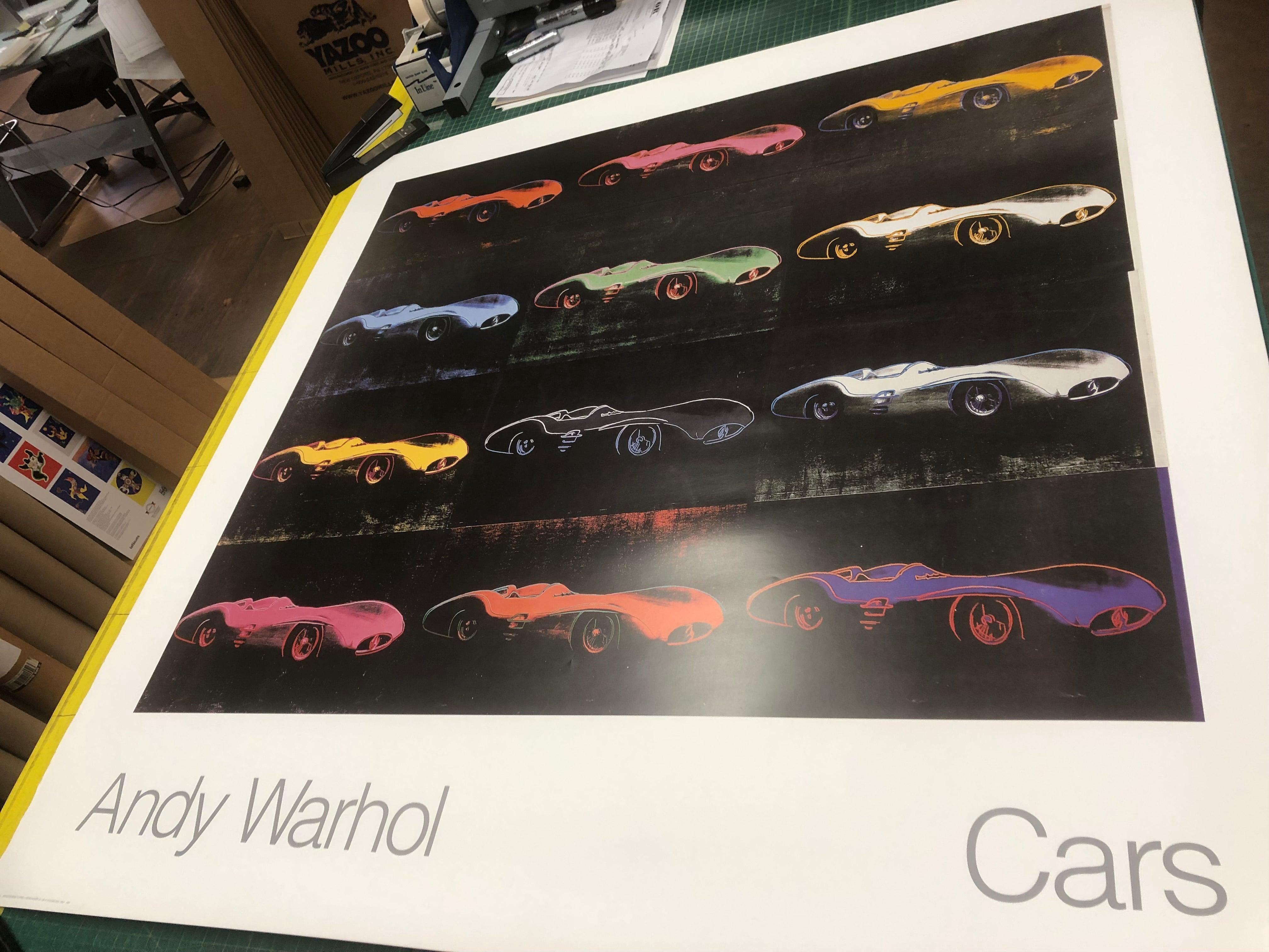 Andy Warhol 'Formula 1 Car W 196 R (1954)' 1989- Pop Art Vintage For Sale 6
