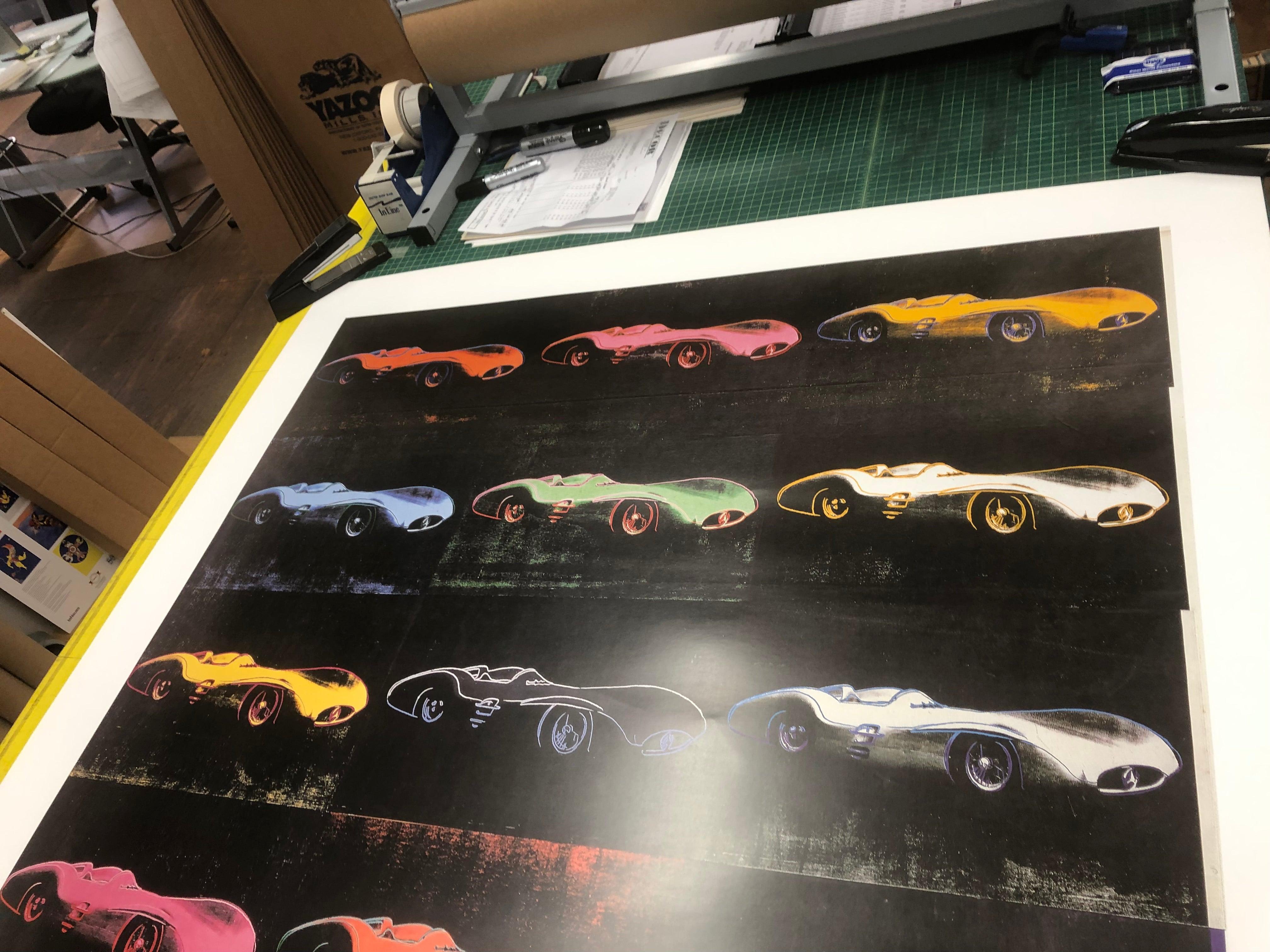 Andy Warhol 'Formula 1 Car W 196 R (1954)' 1989- Pop Art Vintage For Sale 7