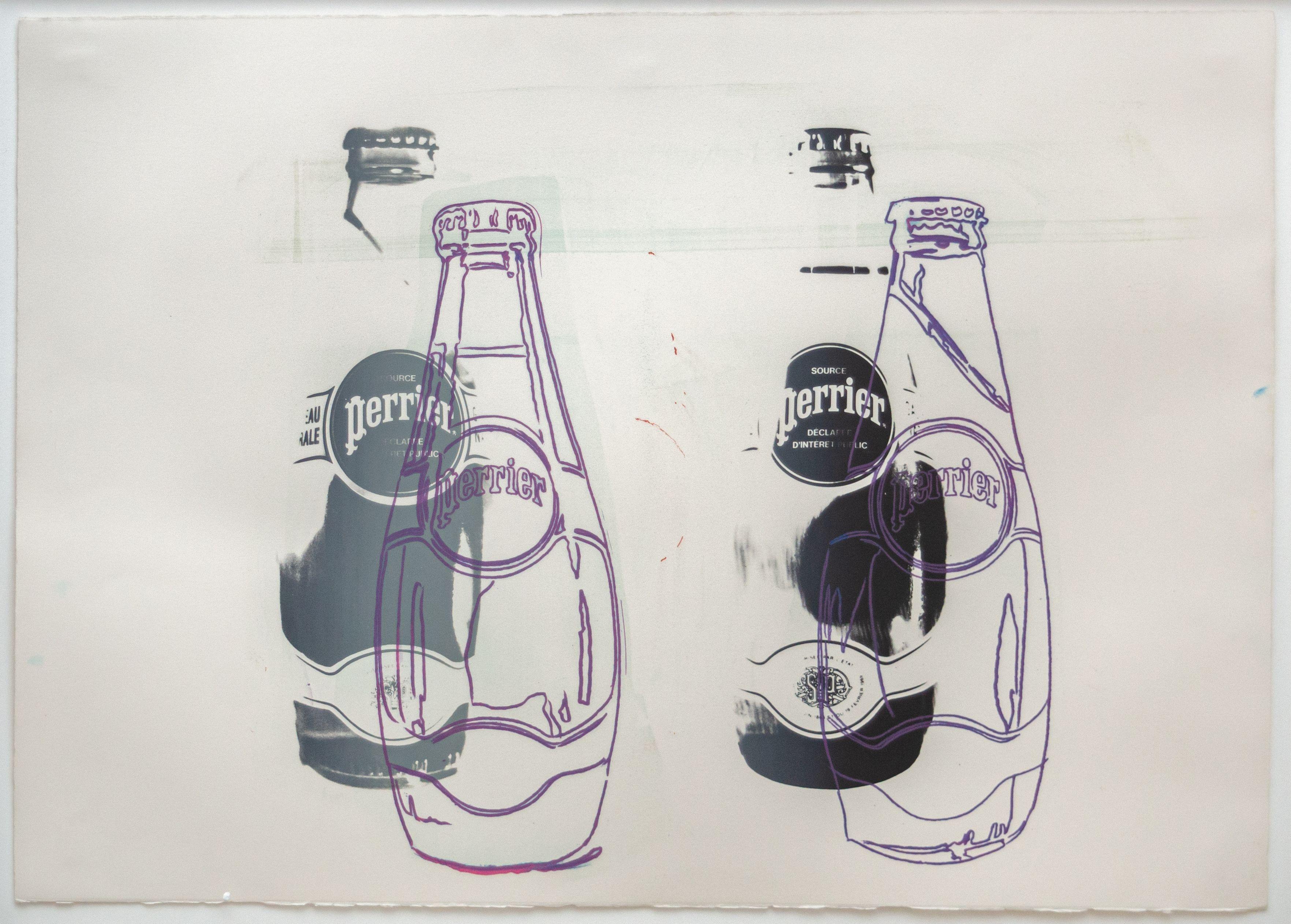 Andy Warhol « Four Perrier Bottles » 1983 en vente 1