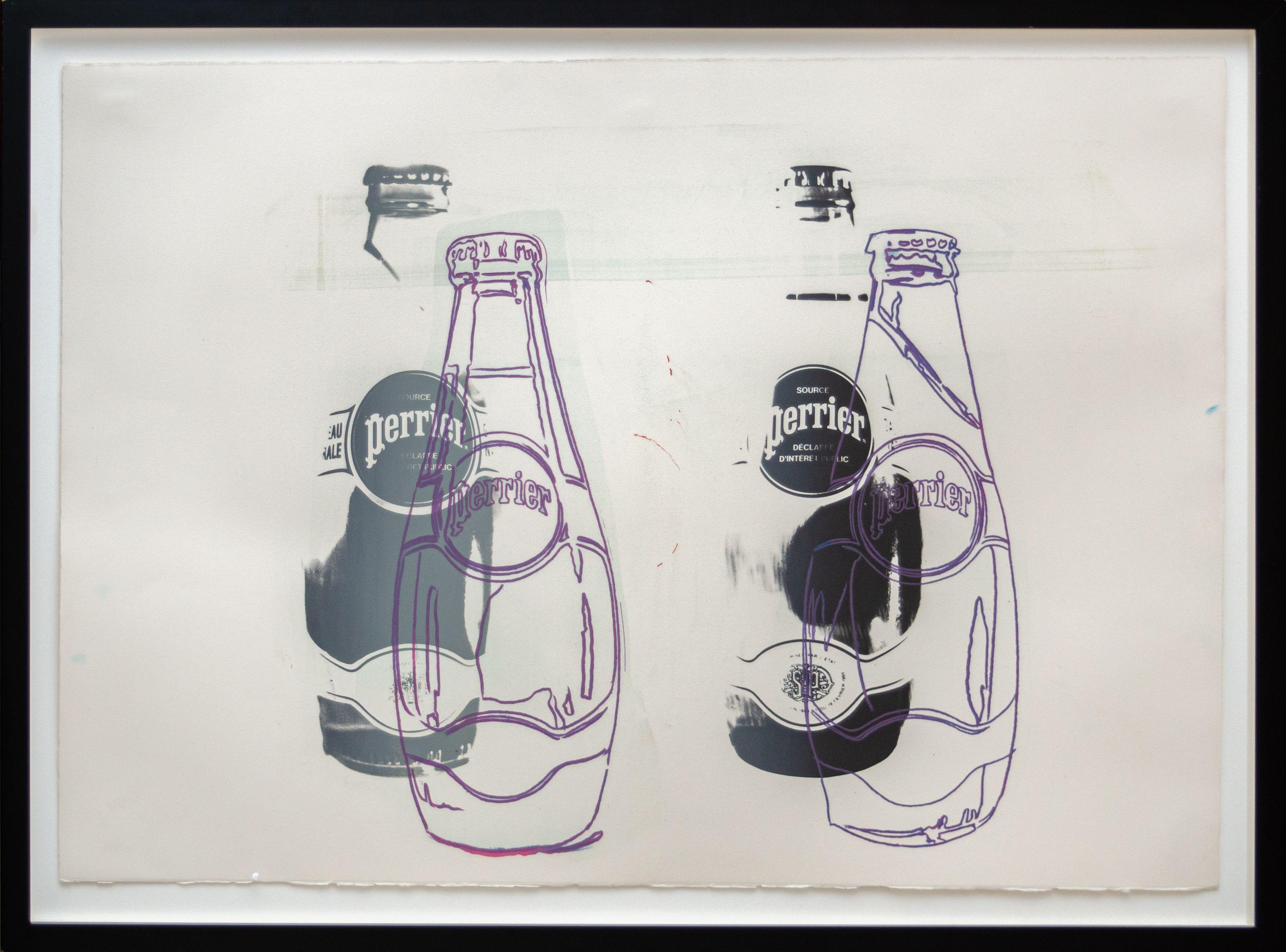 Andy Warhol « Four Perrier Bottles » 1983 en vente 2
