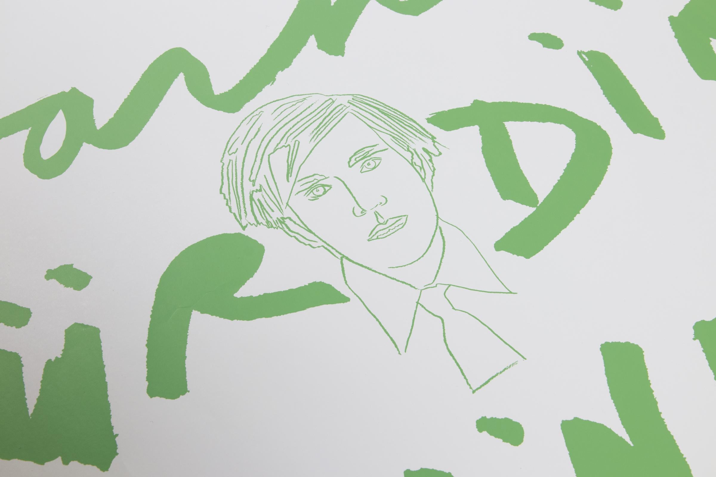 Andy Warhol, Für die Grünen - Sérigraphie de 1980, Pop Art en vente 1