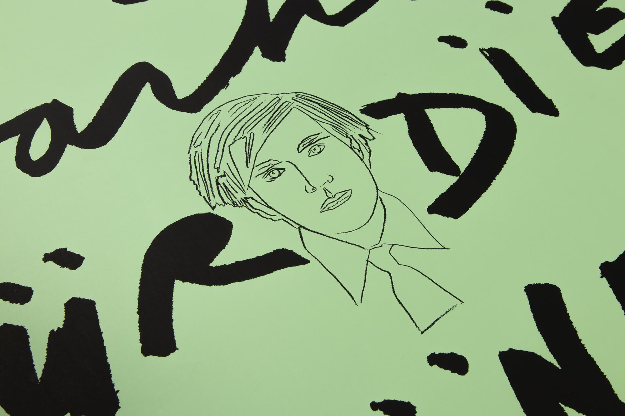 Andy Warhol, Für die Grünen - Serigrafía de 1980, Arte Pop en venta 1