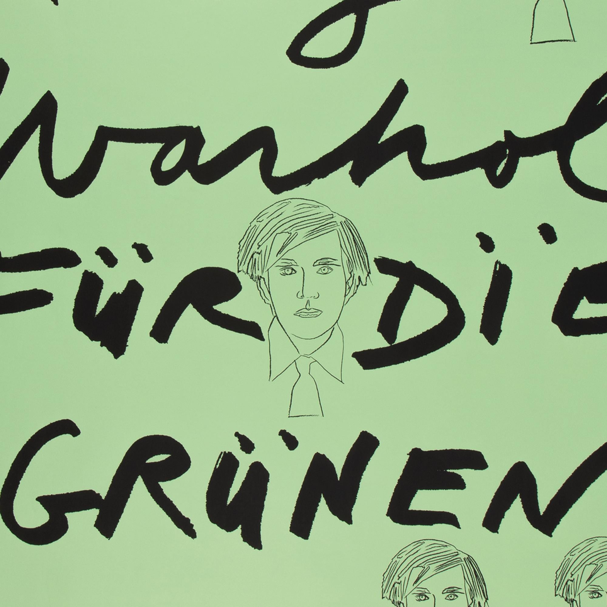 Andy Warhol, Für die Grünen - Serigrafia del 1980, Pop Art 2