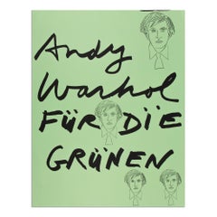 Andy Warhol, Für die Grünen - Serigrafía de 1980, Arte Pop