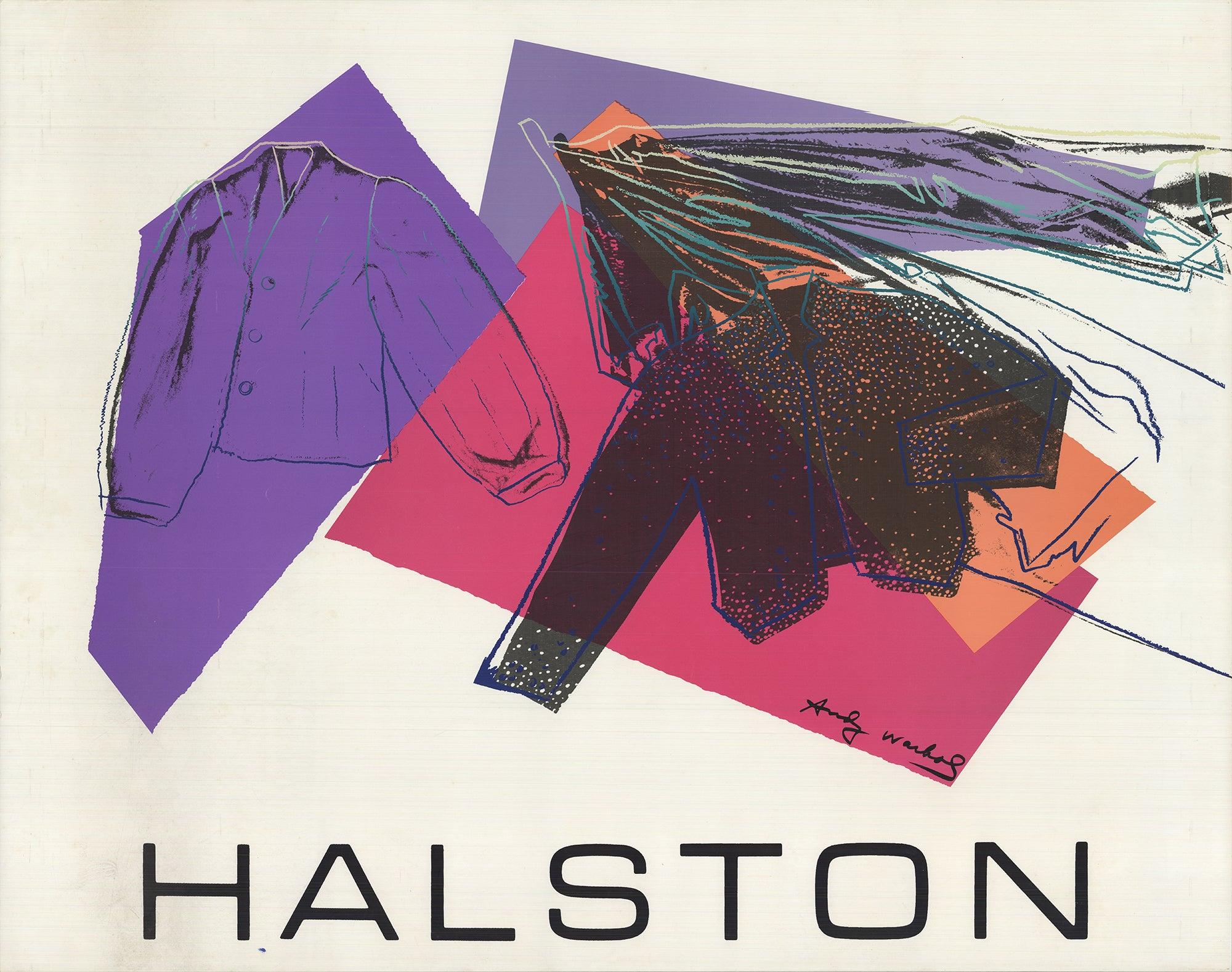 ANDY WARHOL Halston Advertising Campaign Poster, 1982 - Print by Andy Warhol
