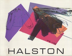 ANDY WARHOL Halston Advertising Campaign Poster, 1982