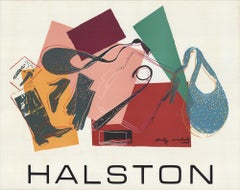 Andy Warhol - Halston Advertising Campaign Poster - 1982 Serigraph 22.75" x 29.5