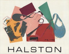Andy Warhol - Affiche de la campagne publicitaire d'Halston - Affiche originale