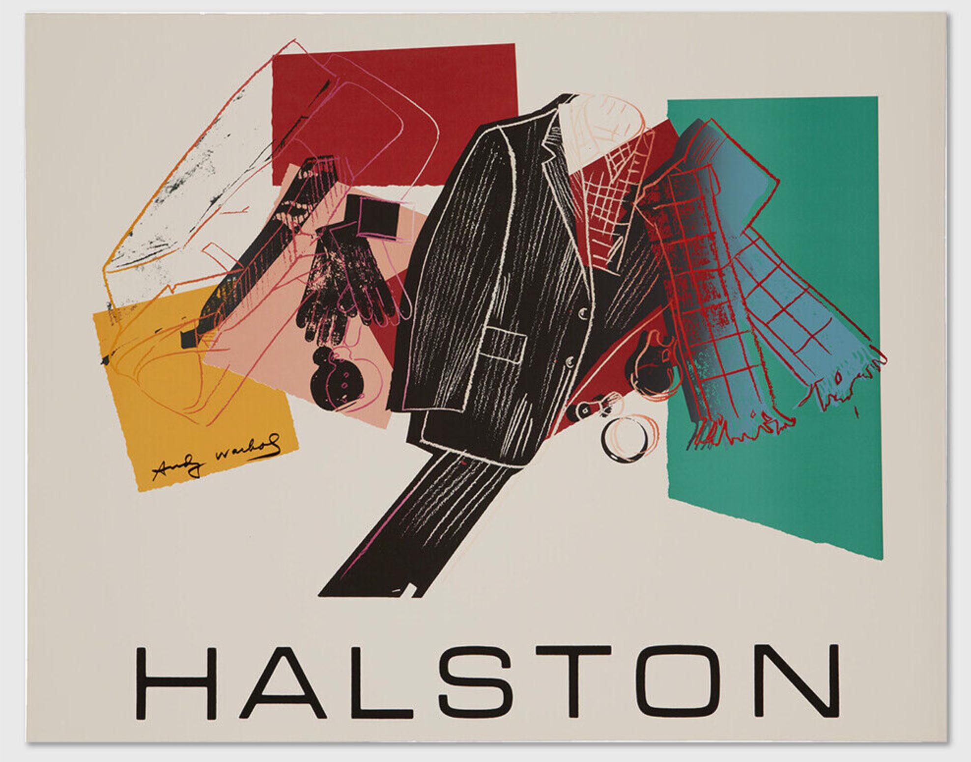 Andy Warhol - Halston Men's Wear Werbekampagnenplakat für Männer