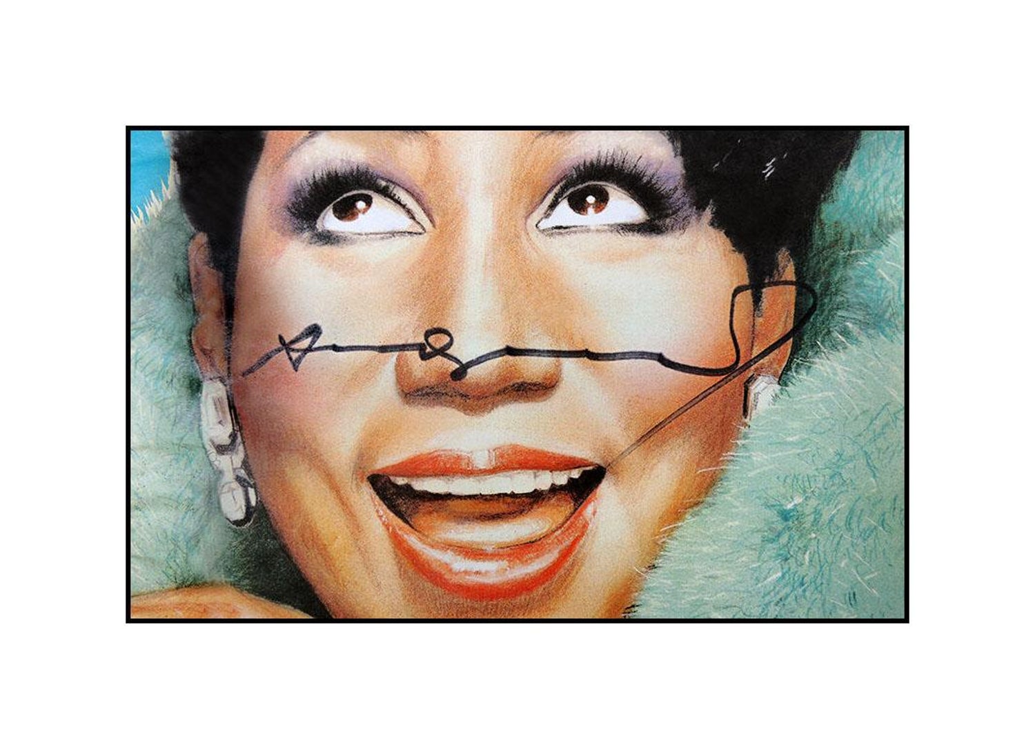 Andy Warhol Andy Warhol Hand Signed Aretha Franklin Color Lithograph Interview Magazine Art For Sale At 1stdibs