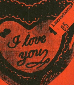 Andy Warhol 'Heart (Lamston Candy Box)' 1993 Vintage Pop Art