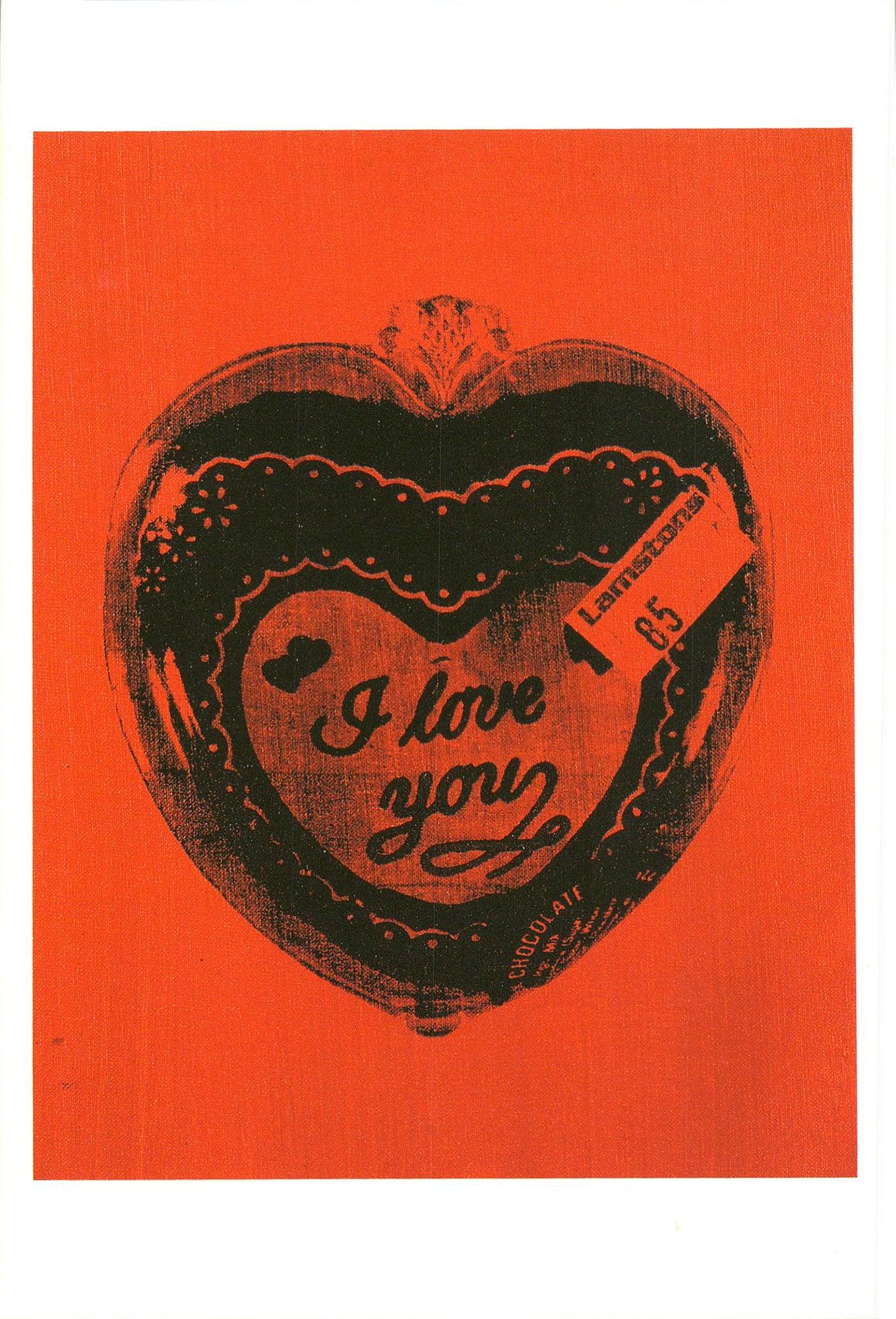 Andy Warhol 'Heart (Lamston Candy Box)' 1993 Vintage Pop Art For Sale 4