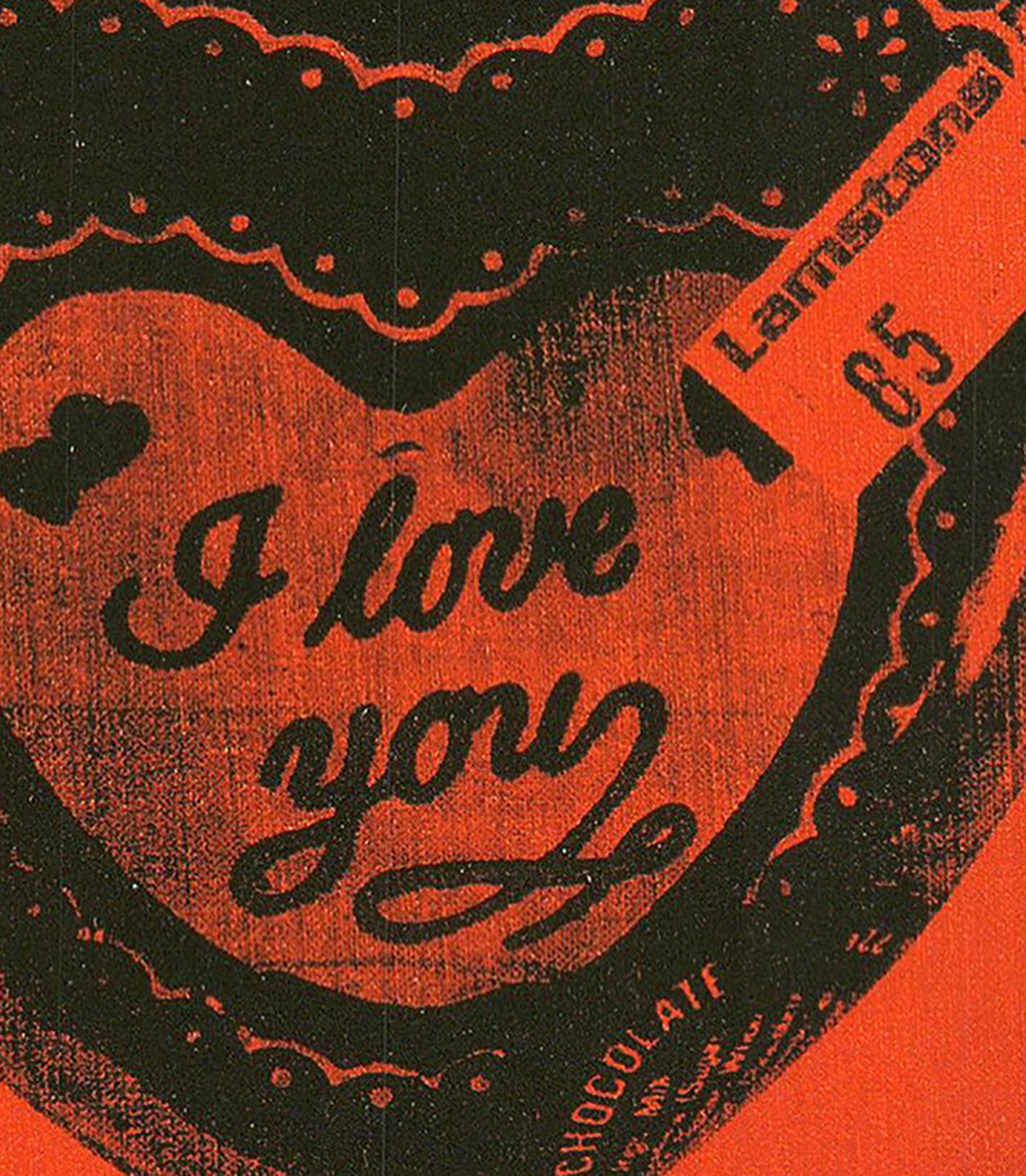 Andy Warhol 'Heart (Lamston Candy Box)' 1993 Vintage Pop Art For Sale 5