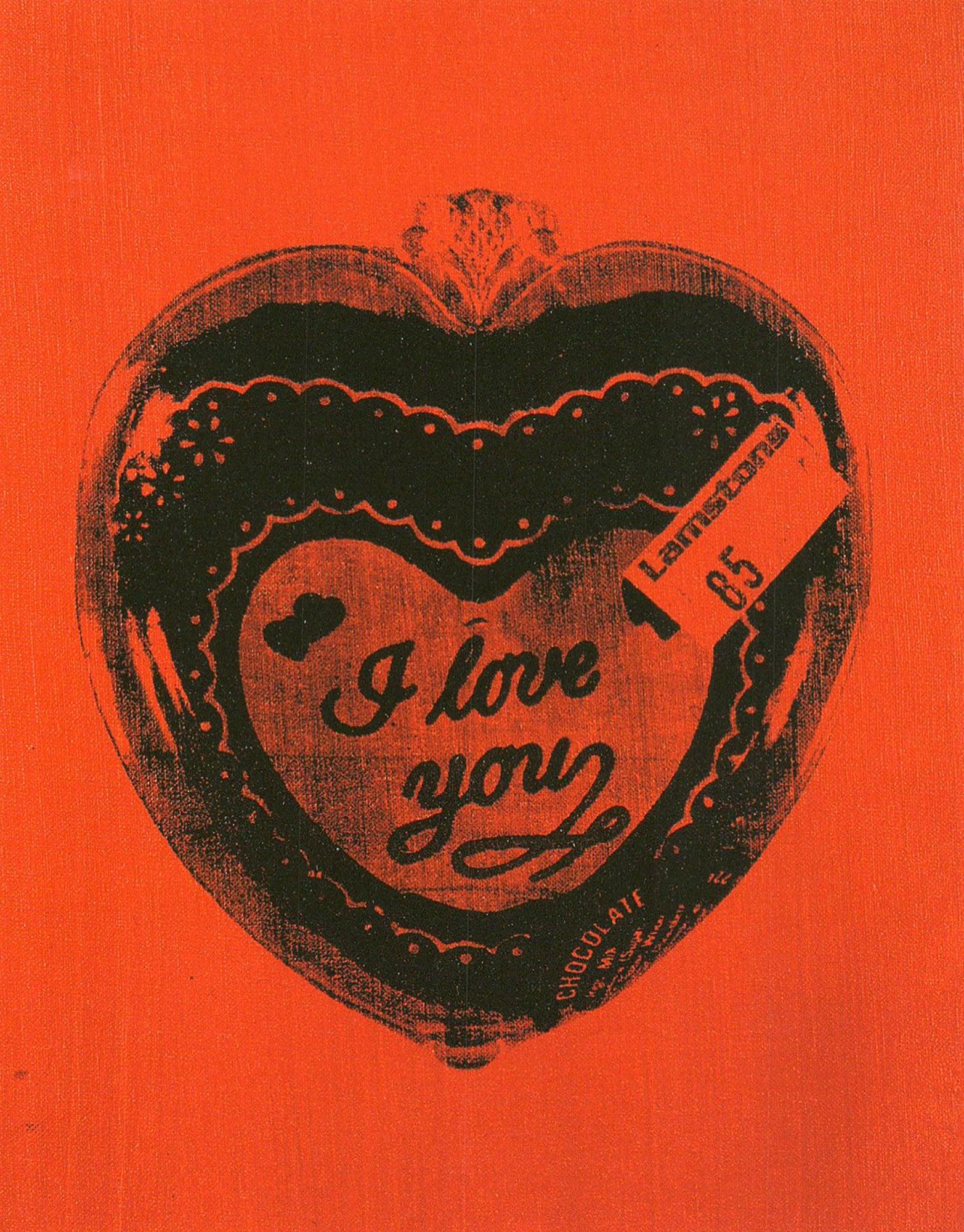 Andy Warhol 'Heart (Lamston Candy Box)' 1993 Vintage Pop Art For Sale 7