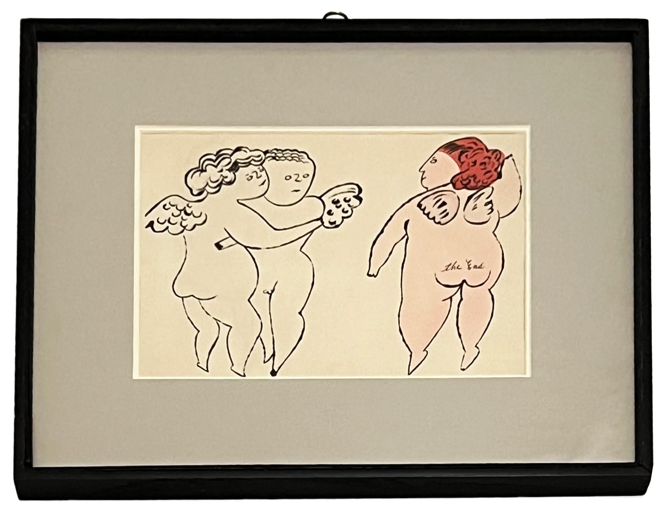 Andy Warhol In the Bottom of My Garden (hand colored lithograph) For Sale 4