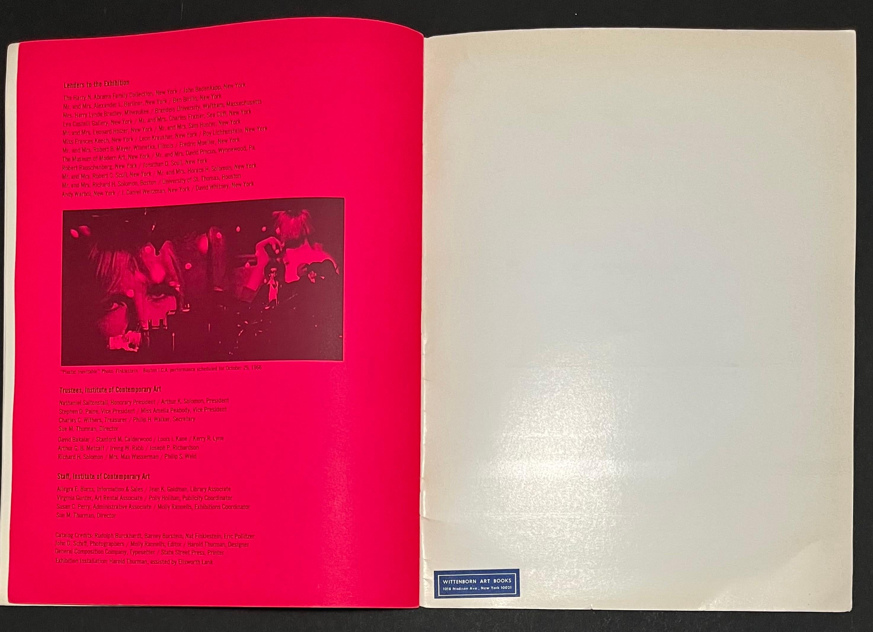 Andy Warhol Instituto de Arte Contemporáneo 1966 (catálogo Autorretrato de Andy Warhol) en venta 10